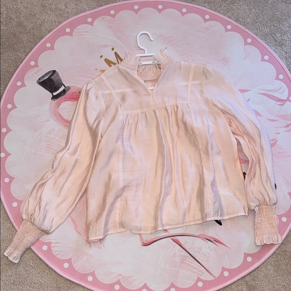 Pink Ruffled Blouse - Picture 5 of 6